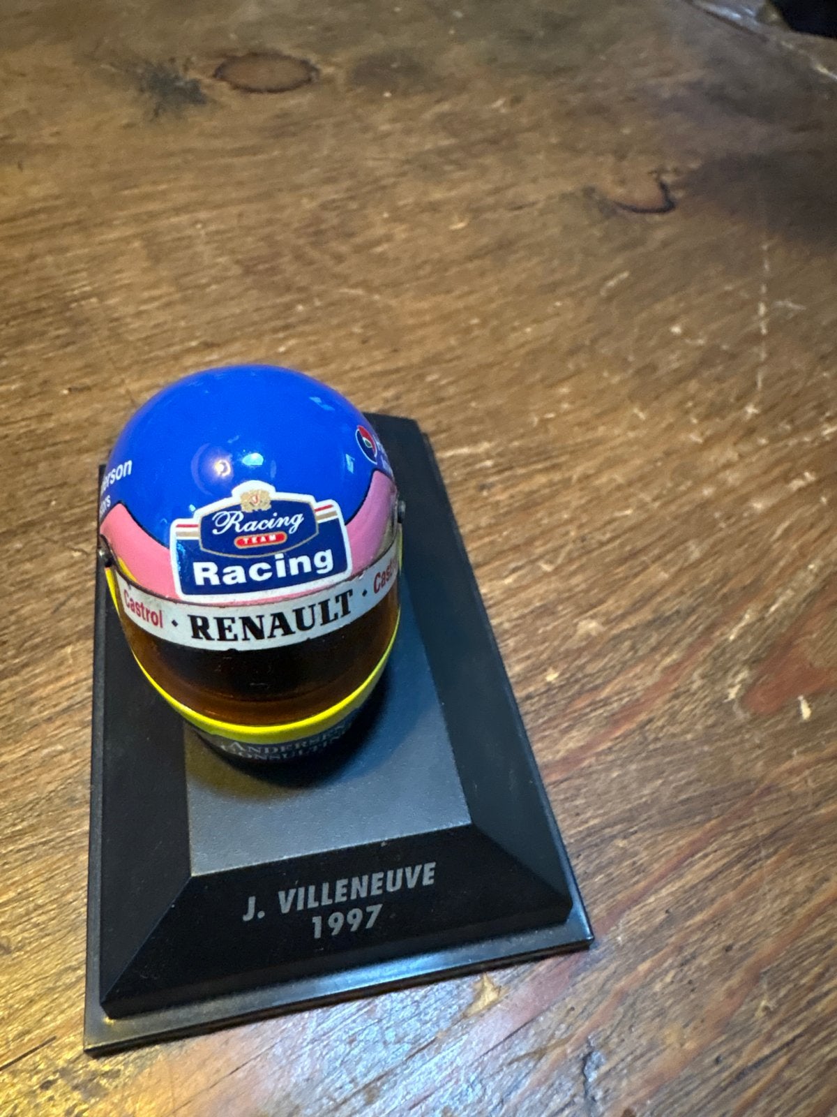 Minichamps F1 Jacques Villeneuve 1997 Wereldkampioen Helm 1:, Ophalen of Verzenden, Gebruikt