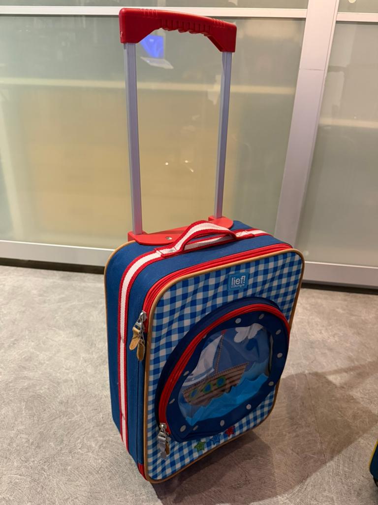 Lief! Lifestyle Kinderkoffer met Wieltjes en Uitschuifbaar H, 30 cm of meer, Blauw, Minder dan 40 cm, Ophalen of Verzenden