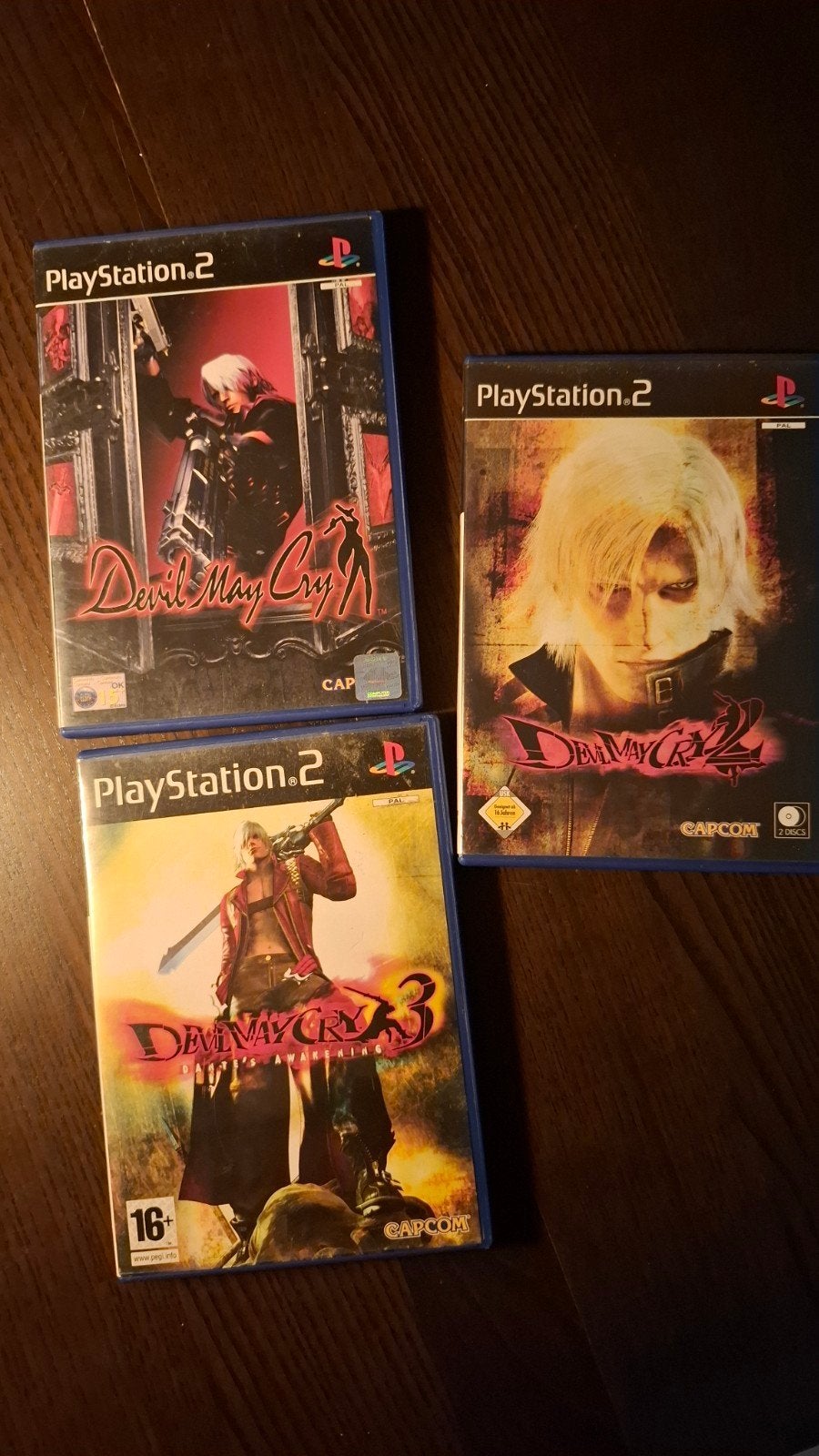 Devil May Cry 1, 2 & 3 PS2 - Complete Trilogie, Avontuur en Actie, Gebruikt, 1 speler, Ophalen of Verzenden