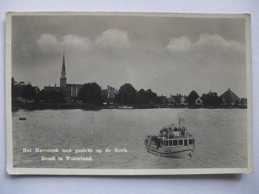 P231 Broek in Waterland - Havenrak, Verzenden, 1920 tot 1940, Gelopen, Noord-Holland