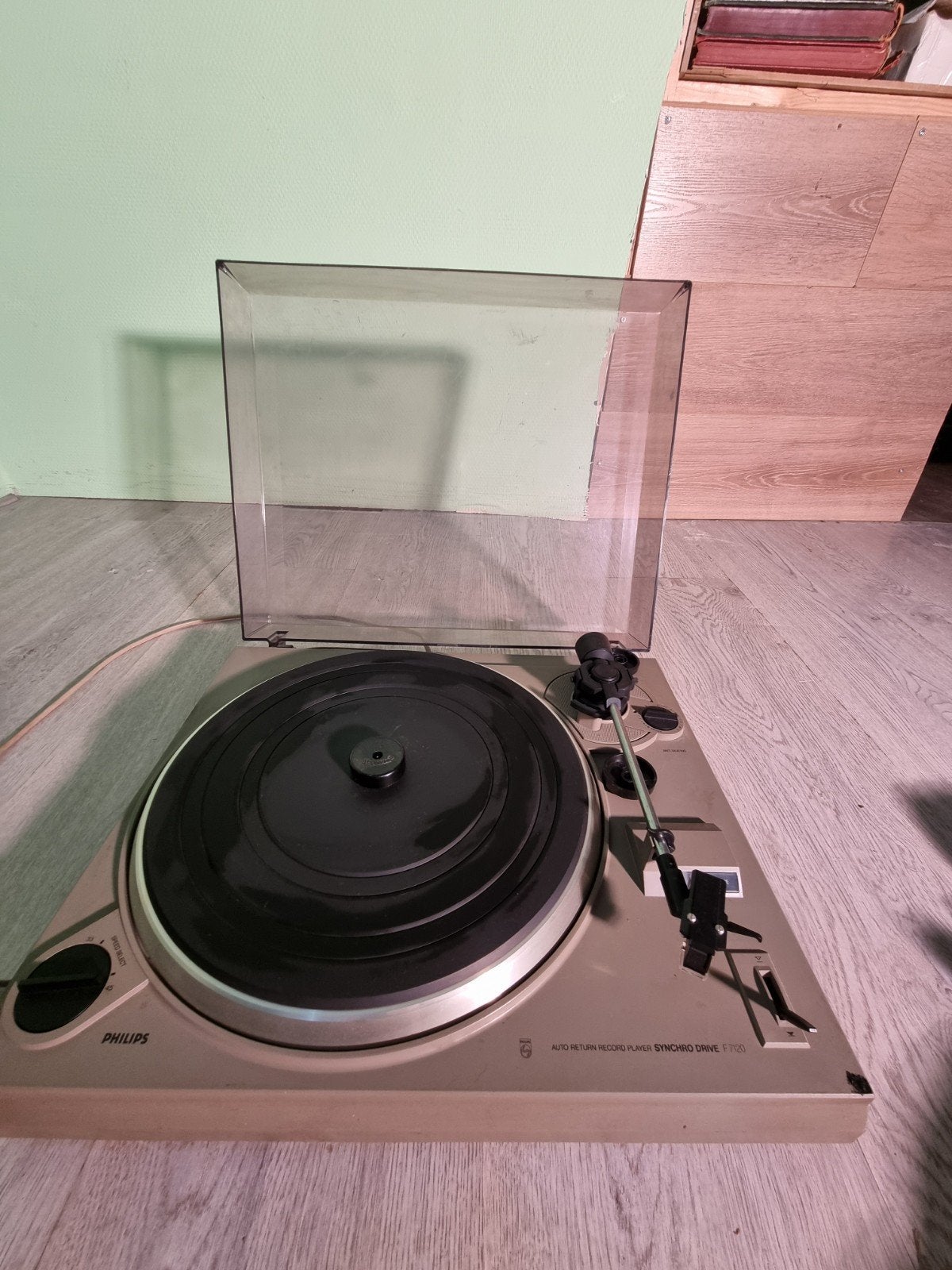 Philips F7120 Platenspeler - Automatisch, Synchro Drive, Ophalen of Verzenden, Gebruikt, Philips, Automatisch