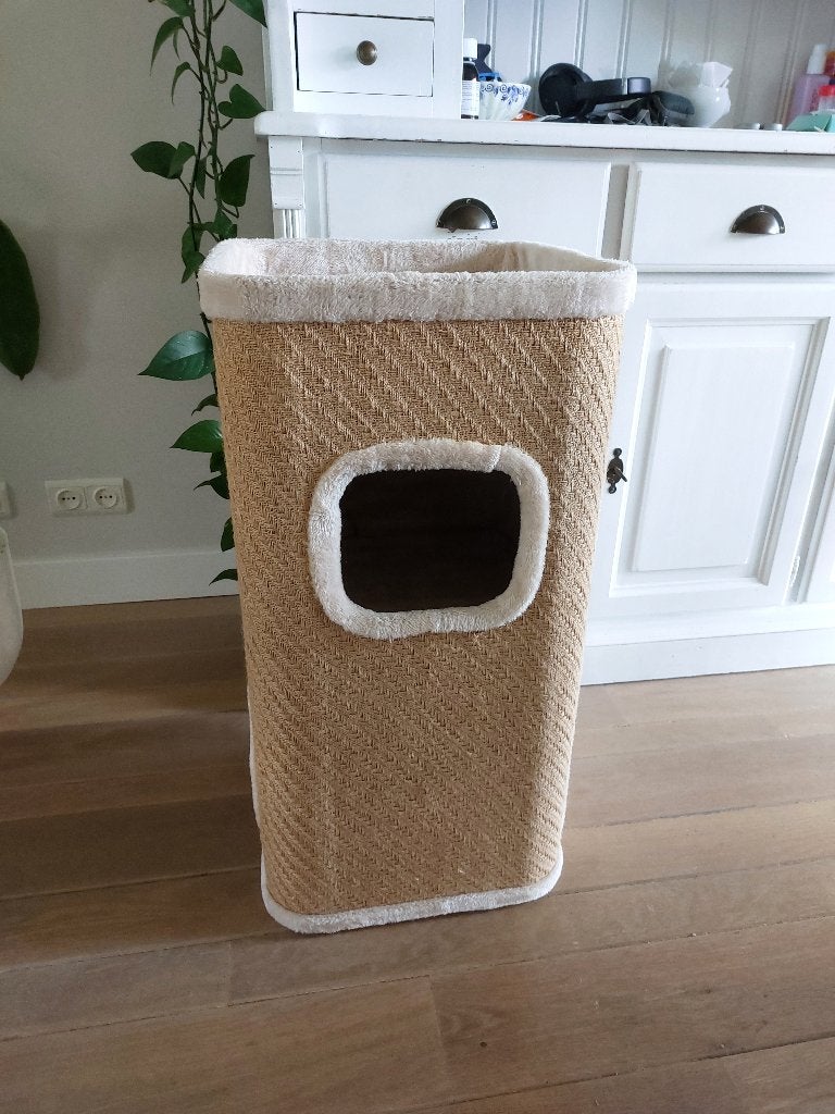 Krabton / Krabpaal / Cat Tower 40 x 40 x 80H, Ophalen, Gebruikt, Krabton