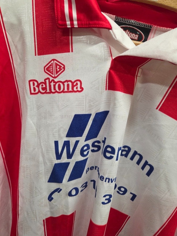 voetbalshirt s.c. rijnland beltona 2 stuks, Ophalen of Verzenden, 'T Olde Gre-j, Info@toldegrej.nl, Endepoelstraat 20f Didam