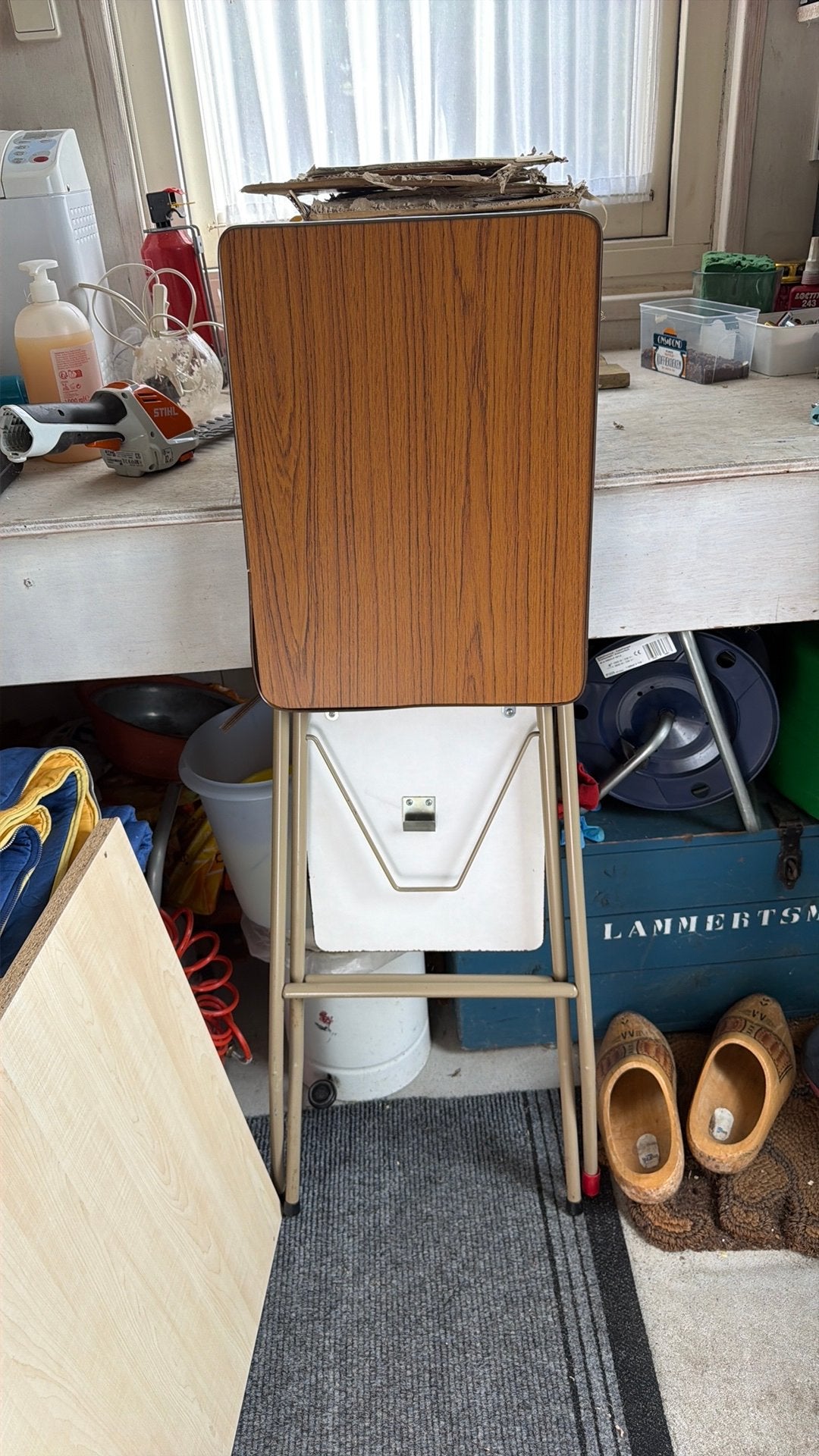 Projectietafel, Ophalen, Gebruikt