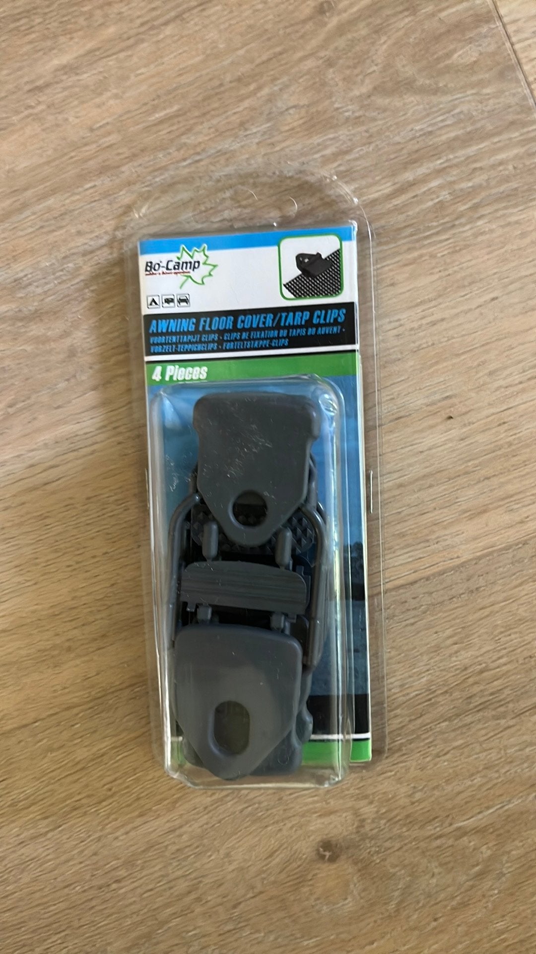 Bo camp bo-camp awing floor cover/tarp clips nieuw, Caravans en Kamperen, Ophalen of Verzenden, Zo goed als nieuw