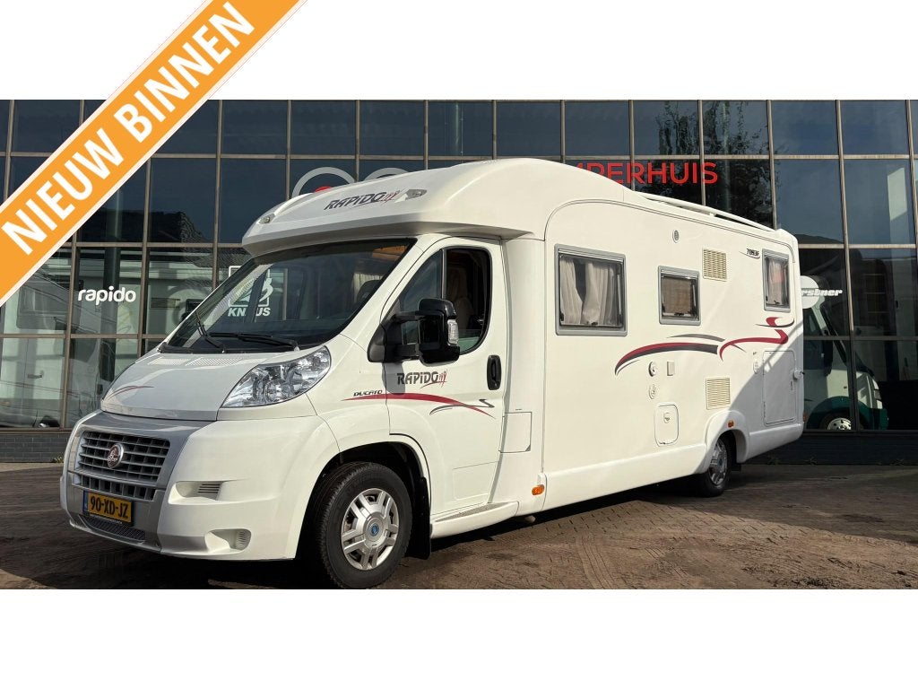 Rapido Le Randonneur 7093 F Airco,Topindeling,Vastbed, Ringverwarming, Boiler, Fiat, 7 tot 8 meter