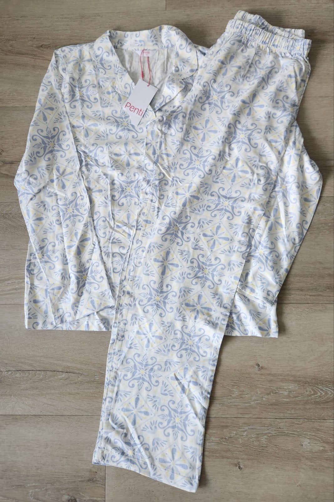 Nieuw Dames Pyjama set, kleur blauw wit, maat m, merk penti, Kleding | Dames, Penti, Ophalen of Verzenden, Nieuw, Maat 38/40 (M)