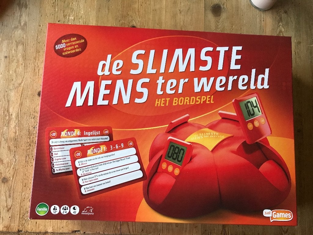Spel de slimste mens ter wereld, is nieuw!, Een of twee spelers, Ophalen of Verzenden, Nieuw