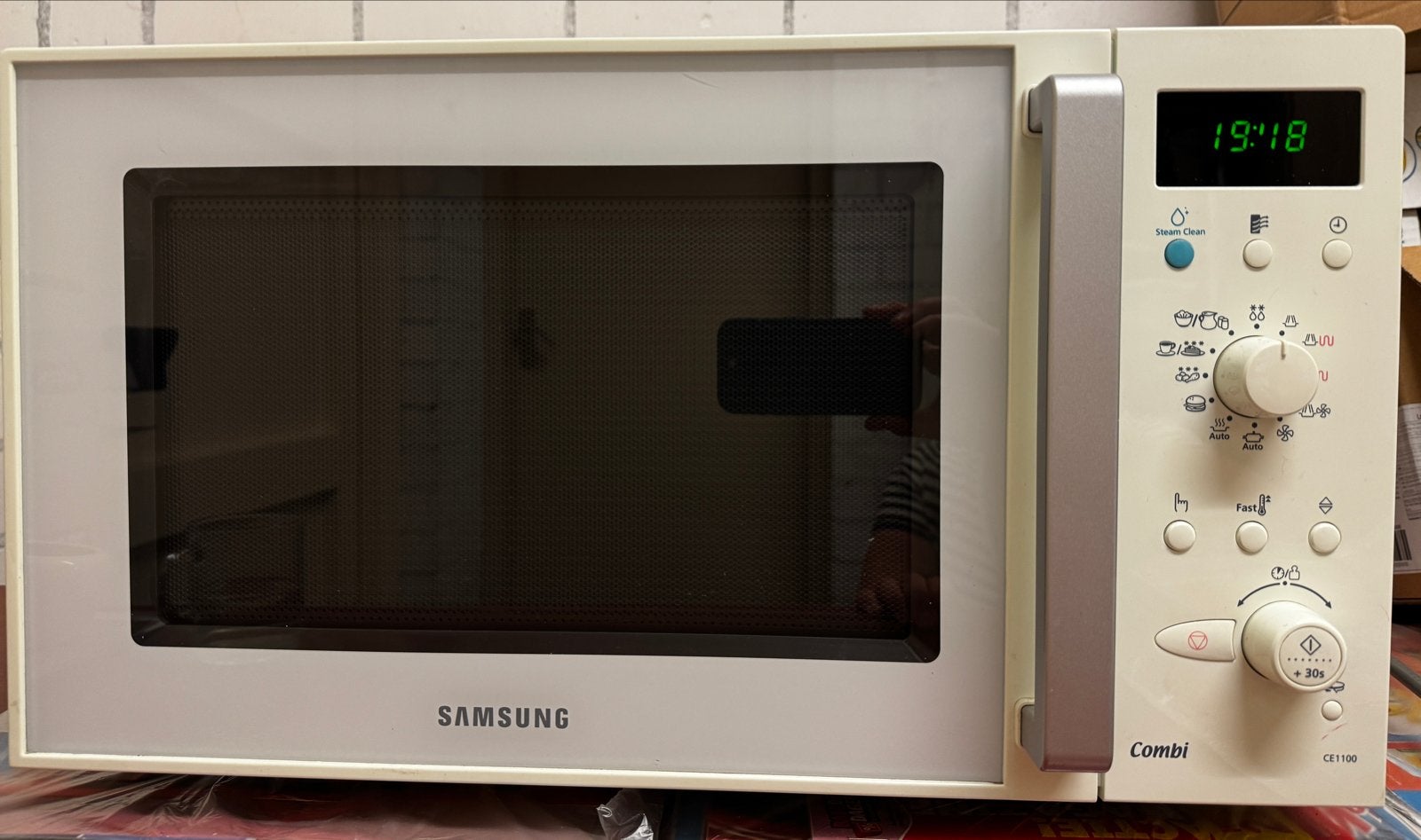 Samsung CE1100 Combi Magnetron, Ophalen, Combimagnetron, Hete lucht, Zo goed als nieuw