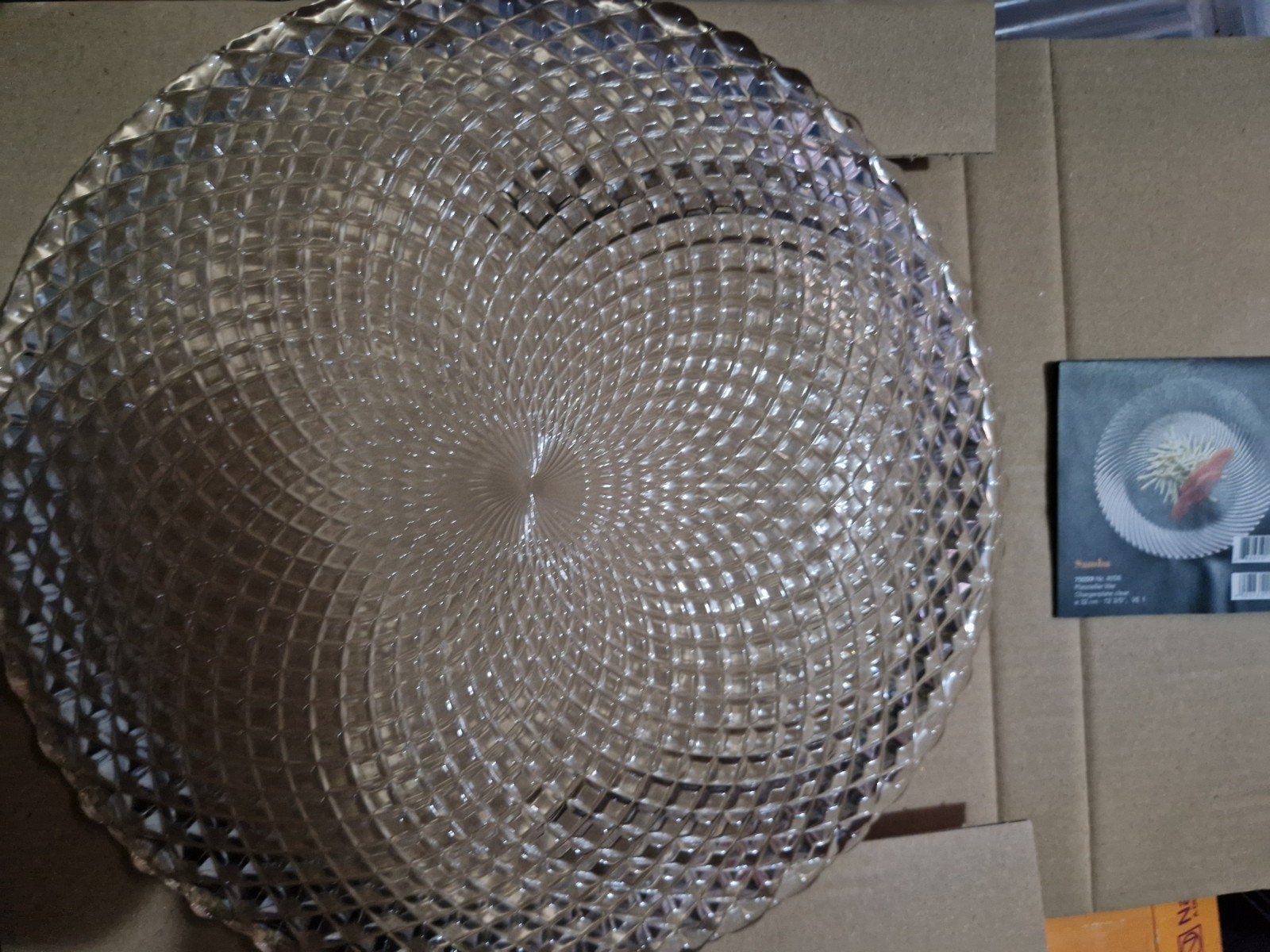 Glazen schaal van Nachtmann 32 cm, Glas of Glazen, Nieuw, Ophalen of Verzenden, Glas
