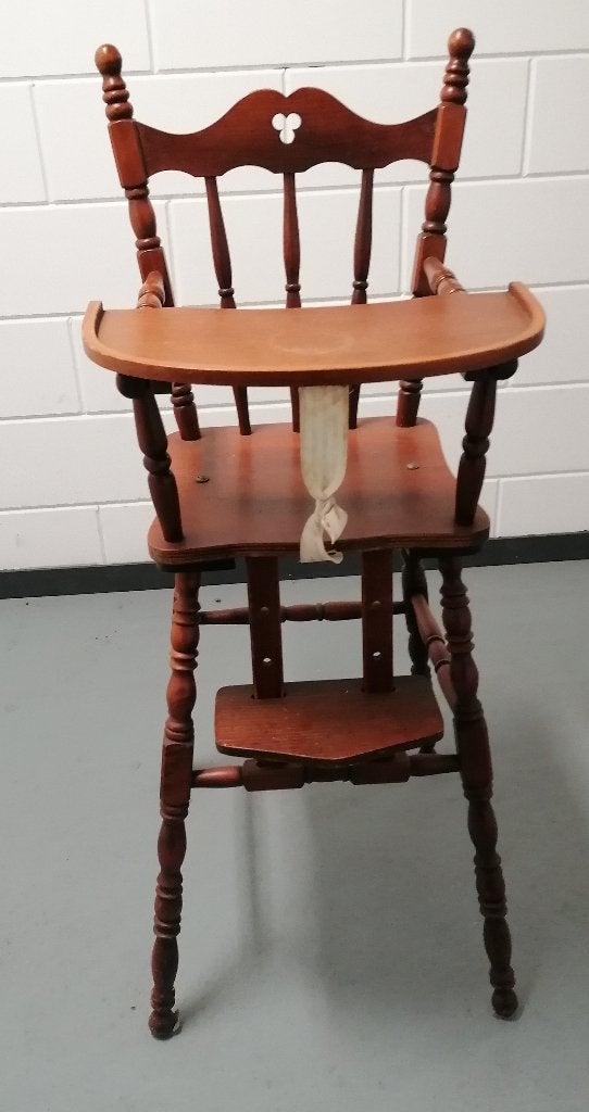 Vintage houten kinderstoel in Windsor-stijl, Ophalen, Gebruikt, Overige typen