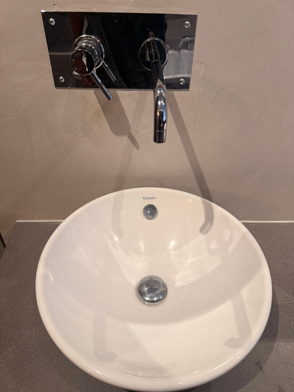 2x Duravit design opbouwwastafel – wit – mooie set, Huis en Inrichting, Minder dan 50 cm, Overige typen, Ophalen of Verzenden