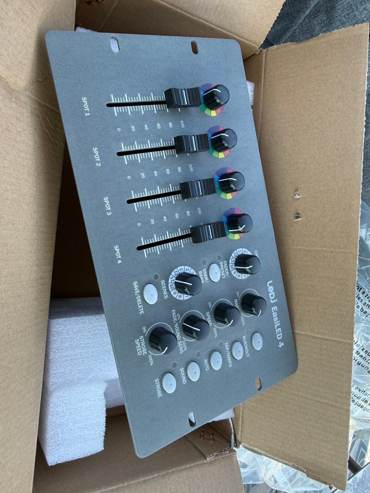 DMX Controller EasiLED 4, Ophalen of Verzenden, Zo goed als nieuw, Minder dan 5 kanalen