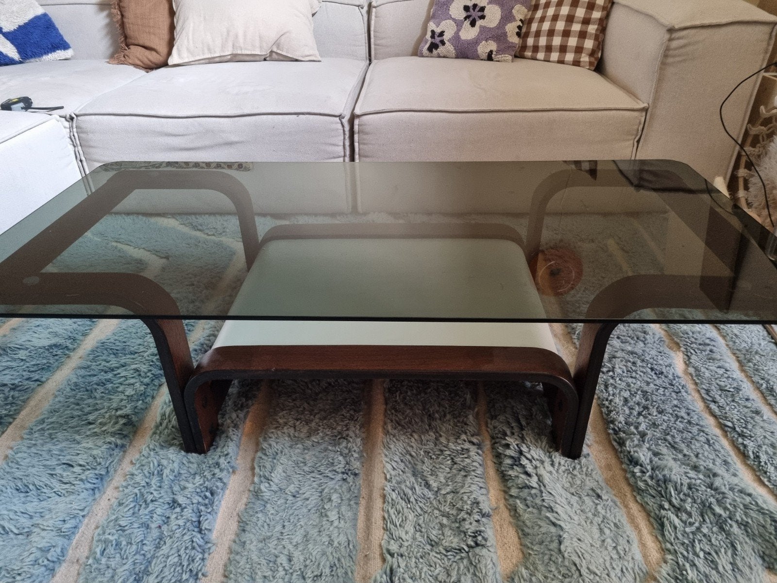 Jaren 60 salontafel Ilse Möbel, Huis en Inrichting, Tafels | Salontafels, Ophalen, Modern, Klassiek, Gebruikt, 100 tot 150 cm