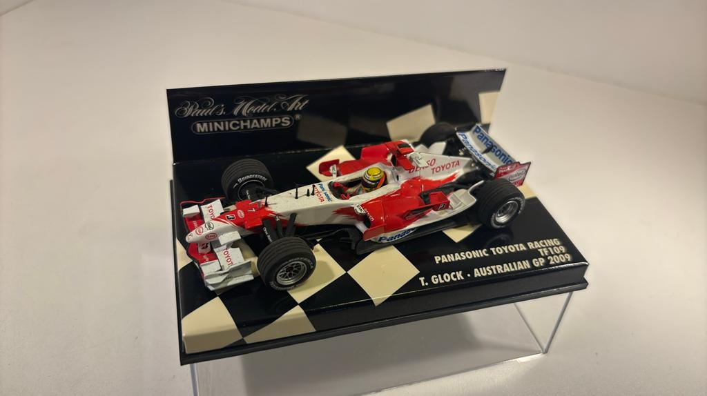 F1 Toyota tf109 t.glock 2009 minichamps 1.43