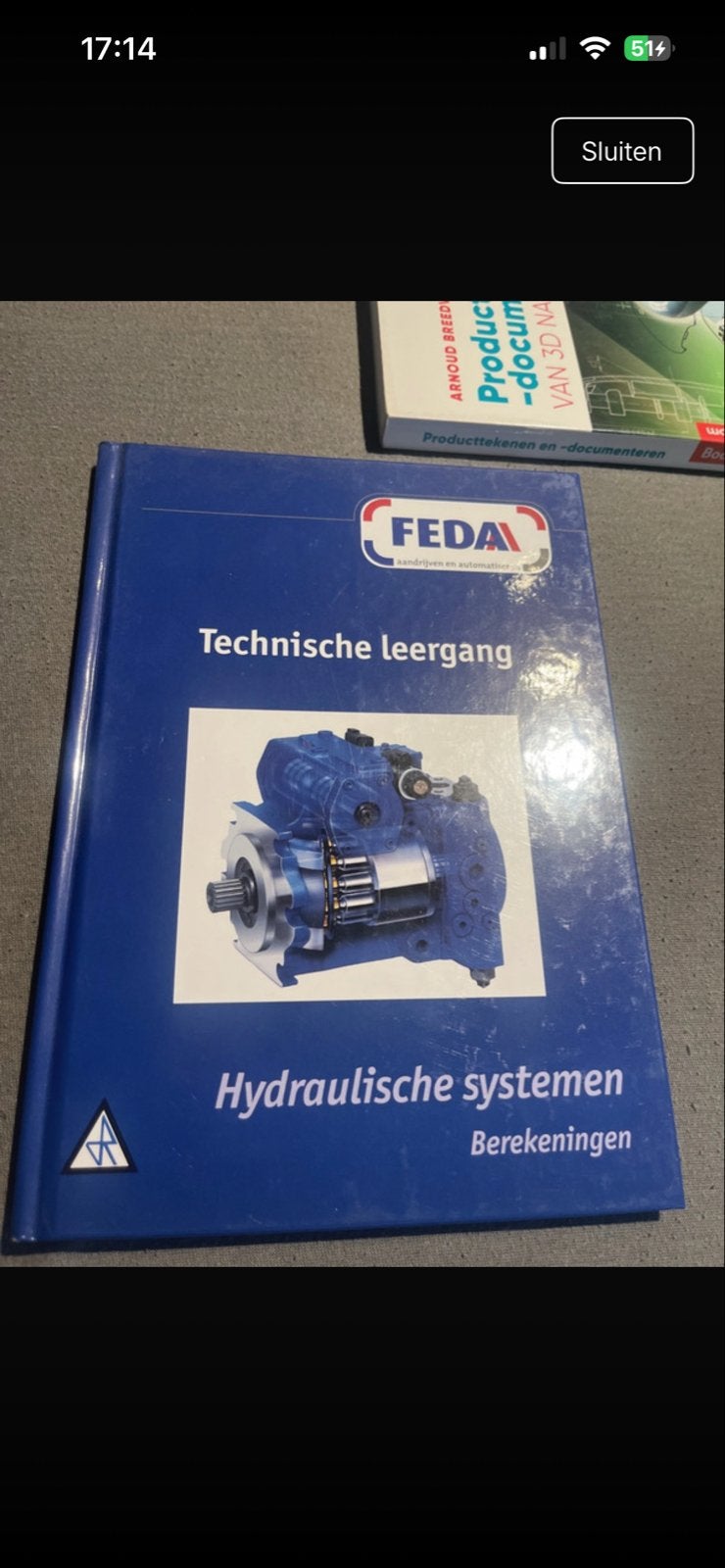 FEDA Technische leergang: Hydraulische systemen, Ophalen of Verzenden, Zo goed als nieuw, Overige onderwerpen