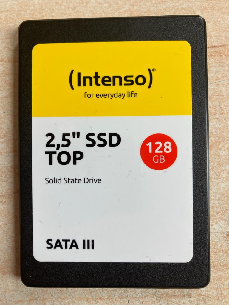 Intenso 2,5" SSD TOP 128GB SATA III, Verzenden, Zo goed als nieuw, Laptop, Intern