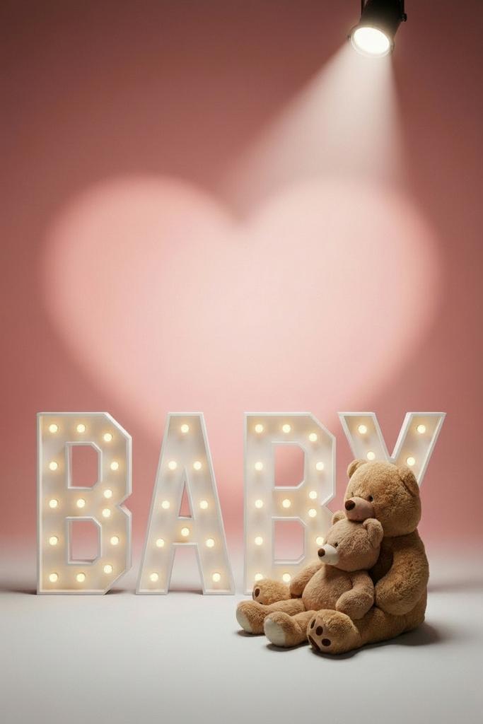 Baby letter te huur - baby shower - gender reveal - bloemen, Ophalen, Nieuw, Geboorte of Huwelijk