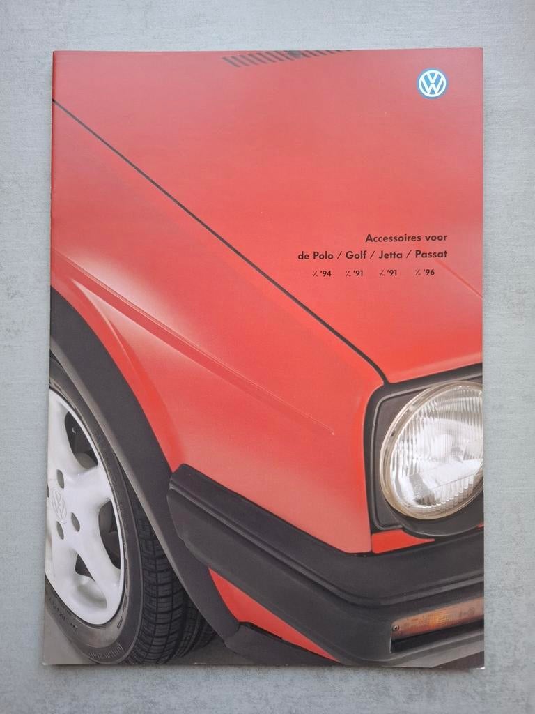 Volkswagen Accessoires voor Polo, Golf, Jetta, Passat - '99, Boeken, Auto's | Folders en Tijdschriften, Zo goed als nieuw, Volkswagen