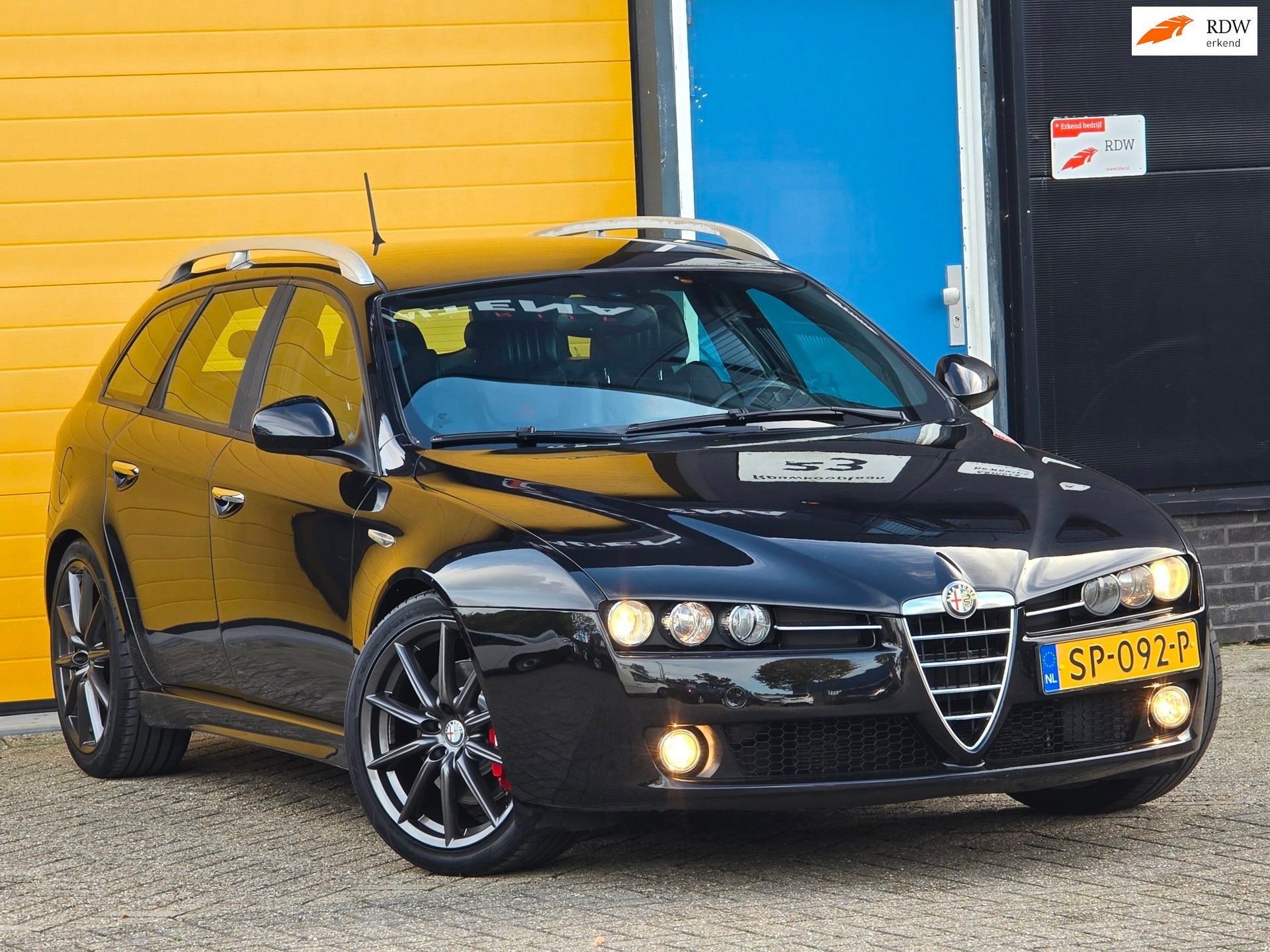 Alfa Romeo 159 Sportwagon 1.7 Ti Centenario / 200 PK / Leder, Voorwielaandrijving, Gebruikt, 4 cilinders, Zwart
