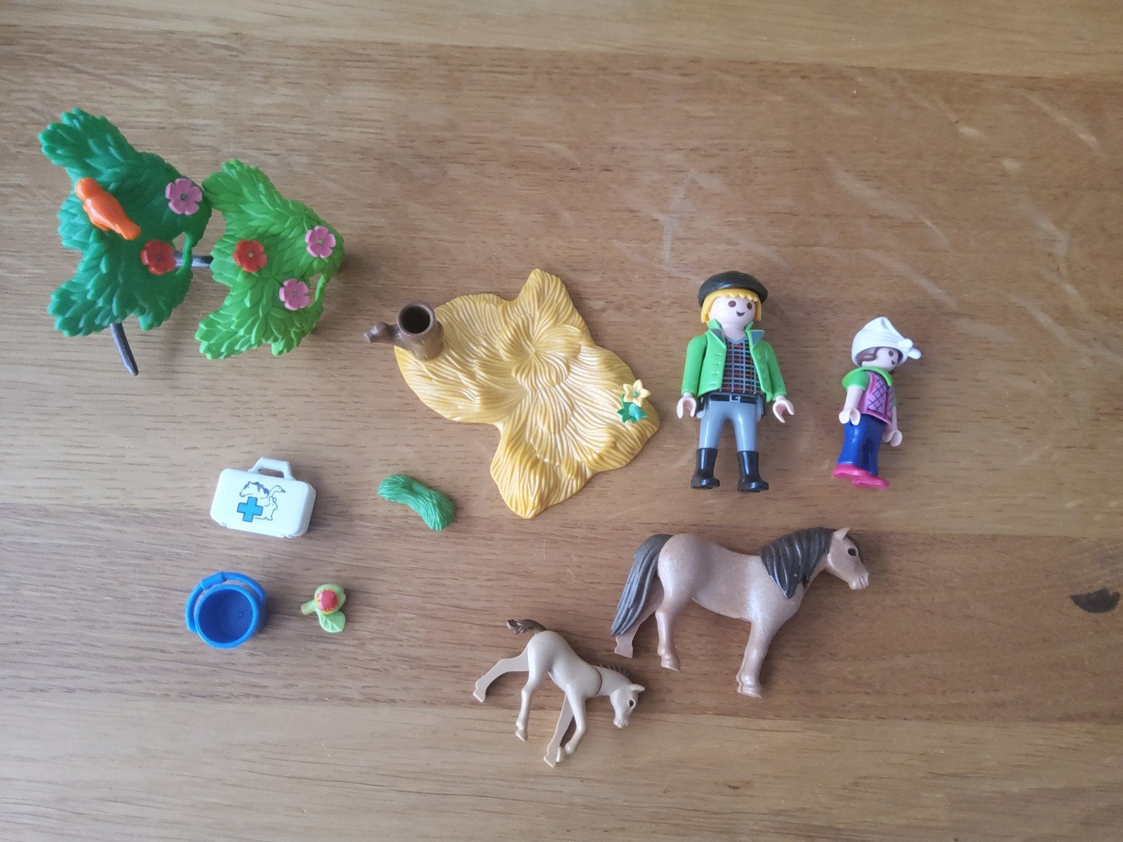 Playmobil Paardenverzorging Set met Figuren en Accessoires, Ophalen of Verzenden, Gebruikt, Jongen of Meisje