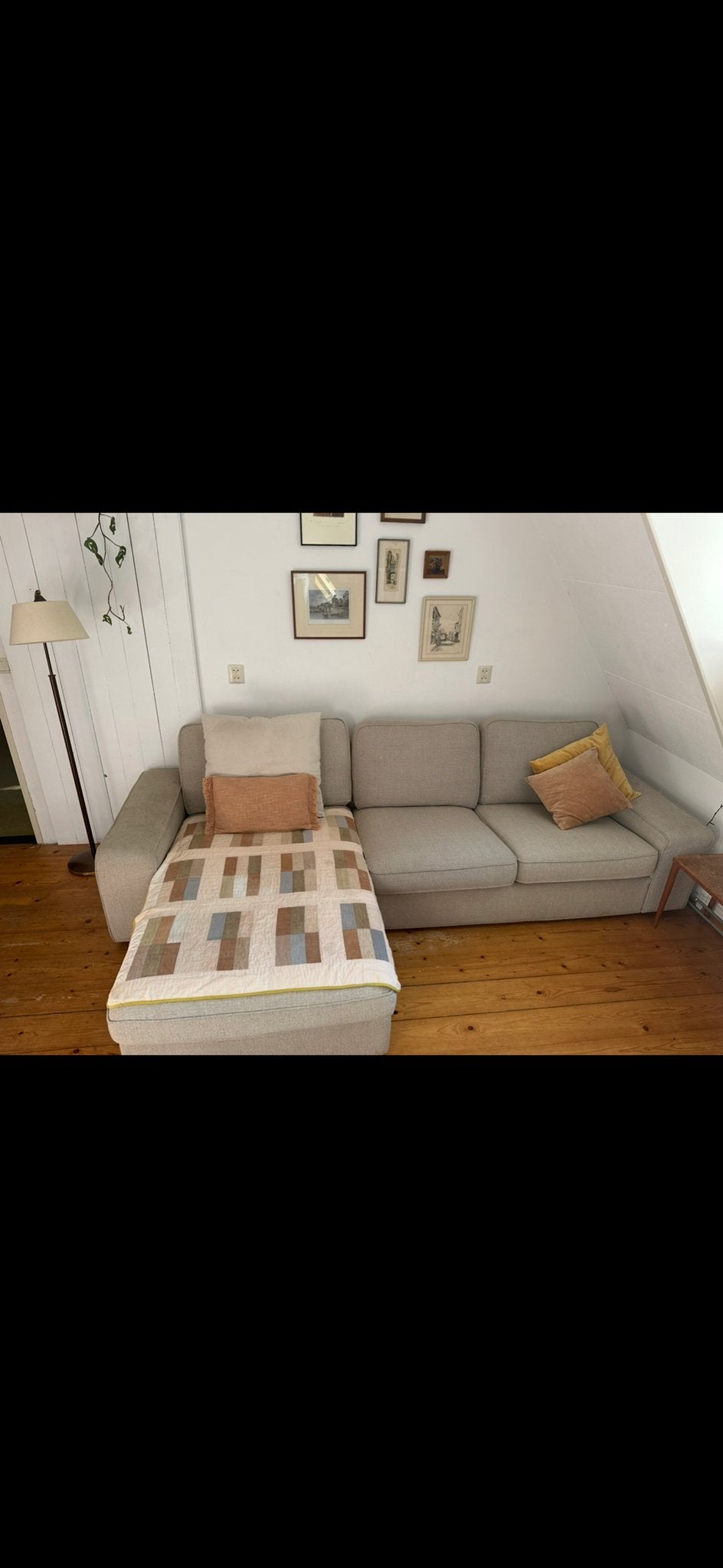 IKEA Kivik 3-zitsbank met chaise longue, zeer comfortabel, Ophalen, Gebruikt, 125 tot 150 cm, Hoekbank