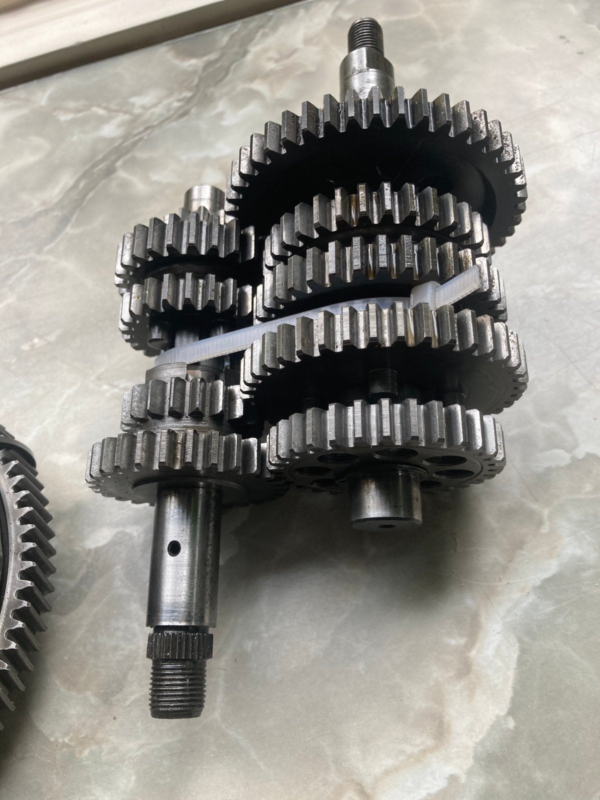 5 bak spline tandwiel set met koppeling, Ophalen of Verzenden, Zo goed als nieuw, Blok