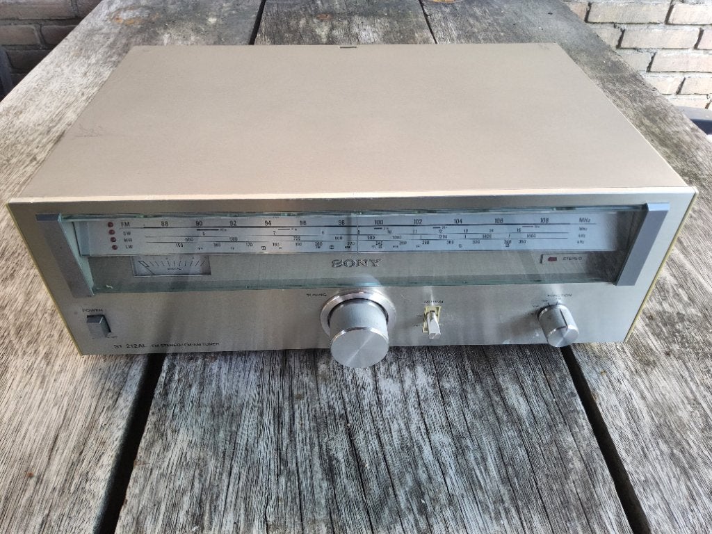 Sony ST-212 EL Vintage Tuner, Ophalen of Verzenden, Gebruikt