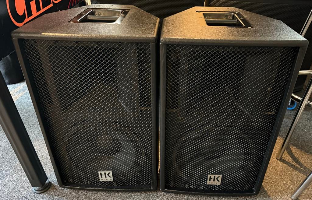 HK Audio Actor AT112A speakers - Nette en 100% werkende staa, Audio, Tv en Foto, Luidsprekers, Ophalen, Gebruikt, 120 watt of meer