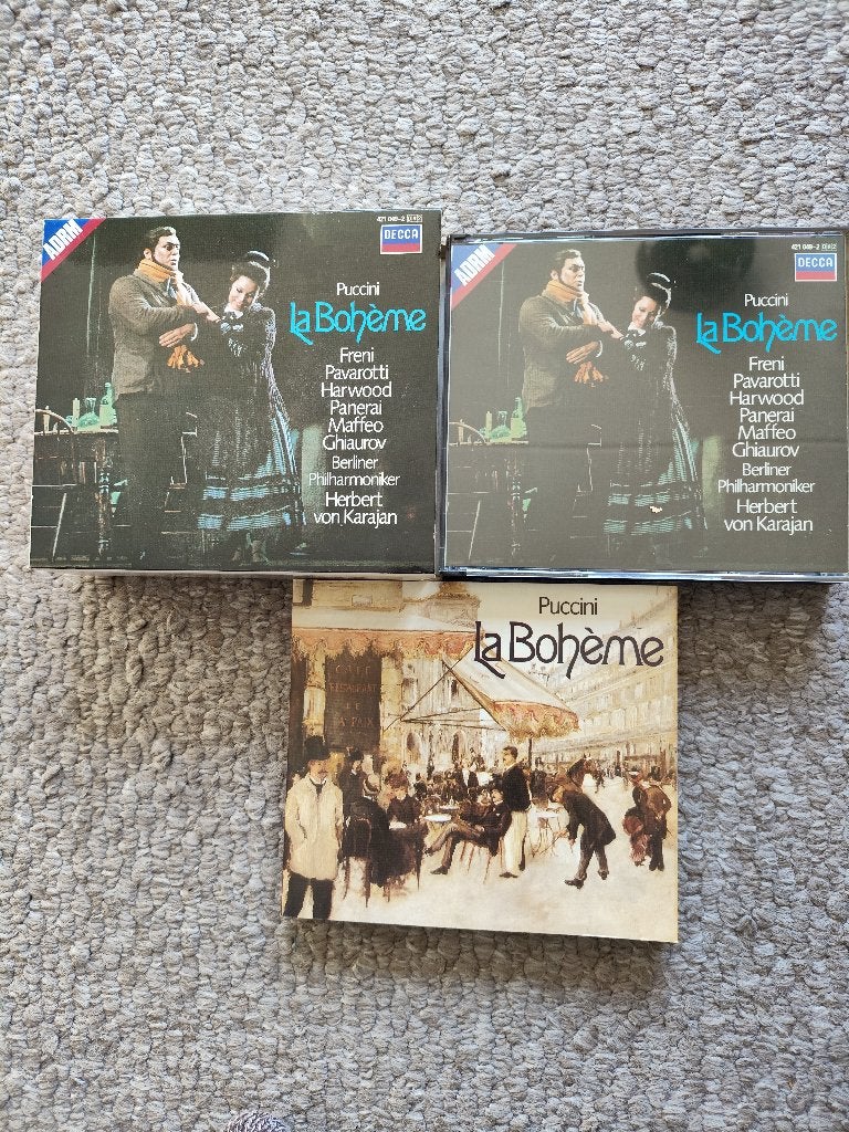 Puccini La Boheme. 2 cd's, Cd's en Dvd's, Ophalen of Verzenden, Classicisme, Zo goed als nieuw, Kamermuziek
