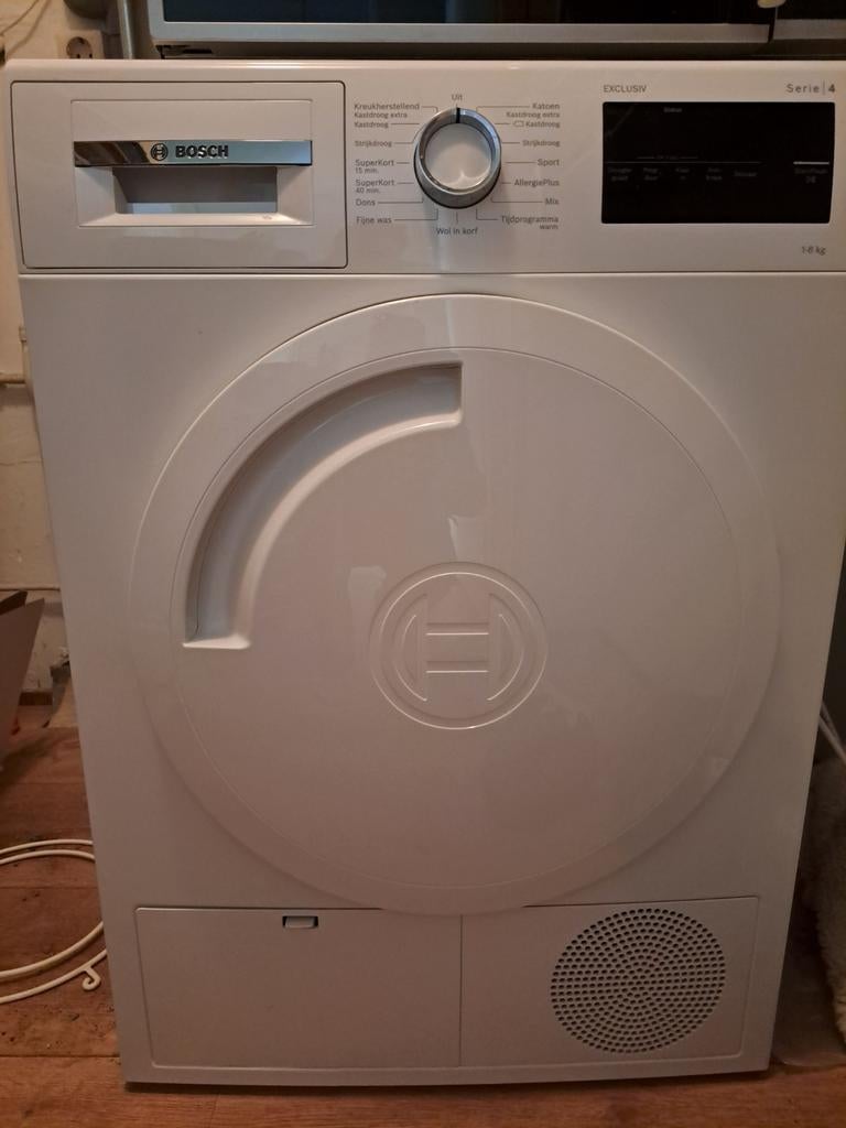 Bosch Serie 4 Exclusiv Condensdroger 8 kg, Ophalen, 6 tot 8 kg, Zo goed als nieuw, 85 tot 90 cm