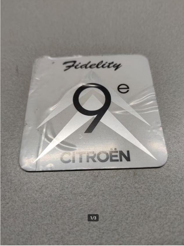 Citroën Fidelity 9e Sticker/Badge, Ophalen of Verzenden, Nieuw
