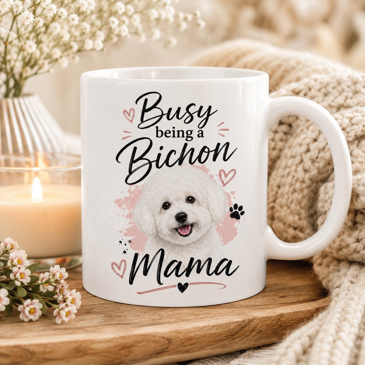 Busy being a Bichon Mama - Mok, Verzenden, Nieuw