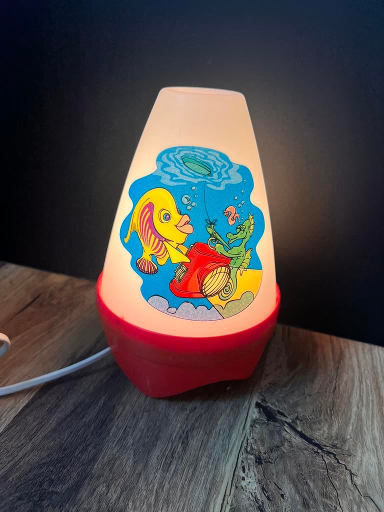 Vintage kinderlampje, Ophalen of Verzenden, Zo goed als nieuw, Lamp