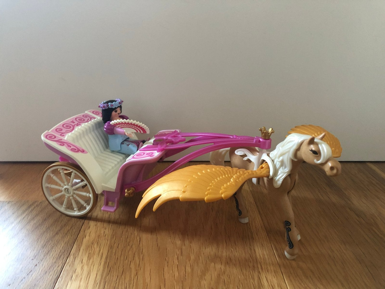 Playmobil Pegasus Koets 5143 complete set, Complete set, Voertuig, Ophalen of Verzenden, Zo goed als nieuw