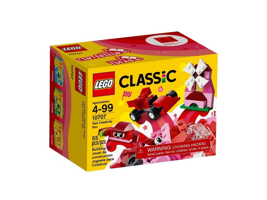 LEGO Classic 10707 Red Creativity Box, Kinderen en Baby's, Overige thema's, Inclusief instructies, Lego, Nieuw