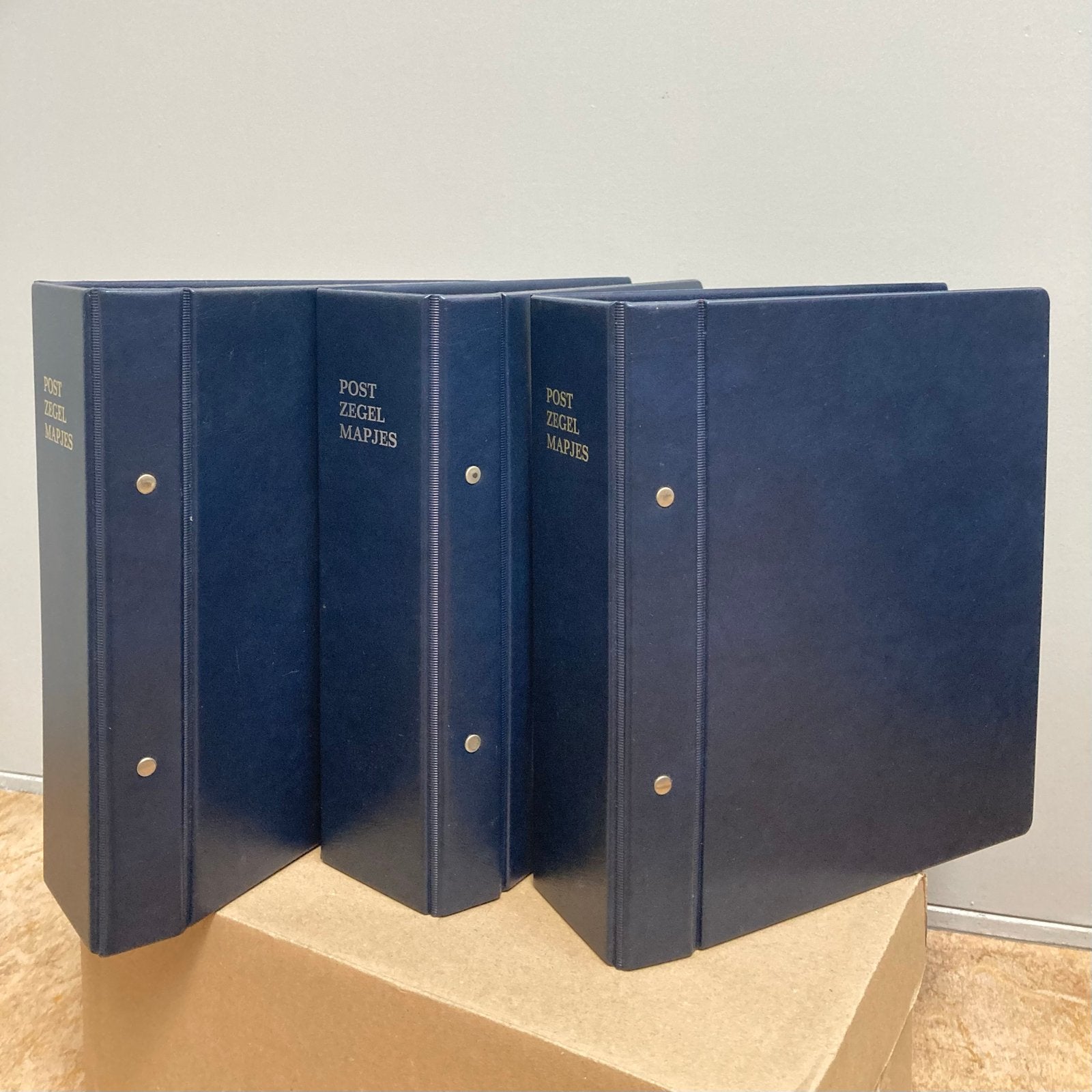 Safe compact standaard verzamelbanden voor PTT-mapjes, blauw, Ophalen of Verzenden, Verzamelalbum