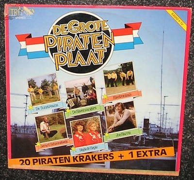 De Grote Piratenplaat – Diverse Artiesten 1980 LP2134, LP, Gebruikt, Pop, Ophalen of Verzenden