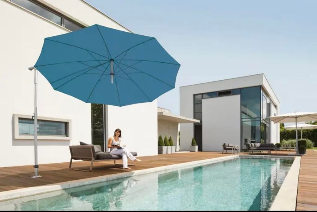 Duitse Kwaliteit Zweefparasols - Horeca & Tuin, Verstelbaar, Nieuw, Ophalen of Verzenden, Zweefparasol