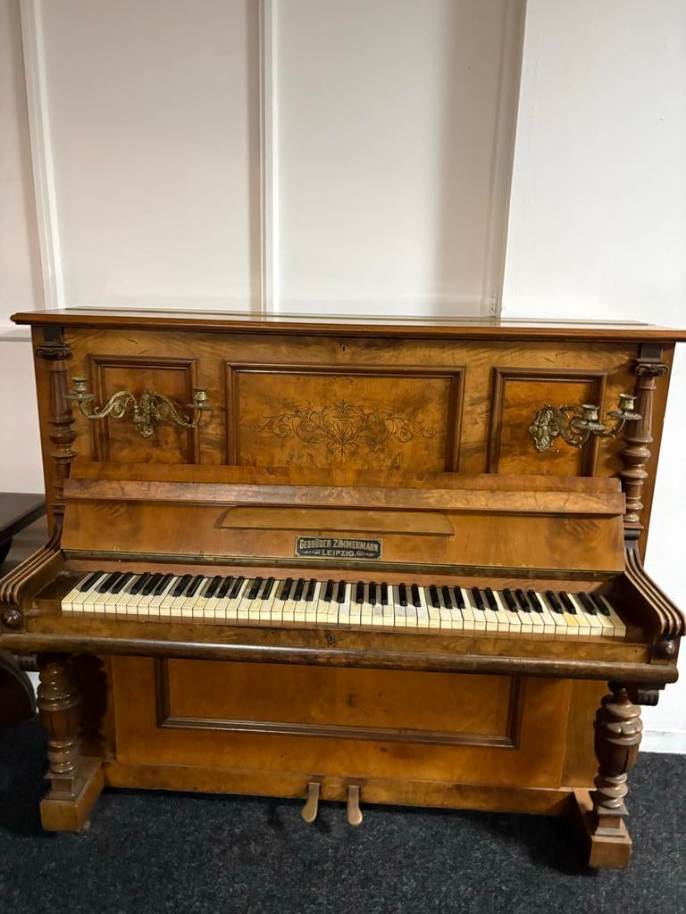 Zimmerman Piano - Goed Werkend, Ophalen, Gebruikt, Bruin, Piano