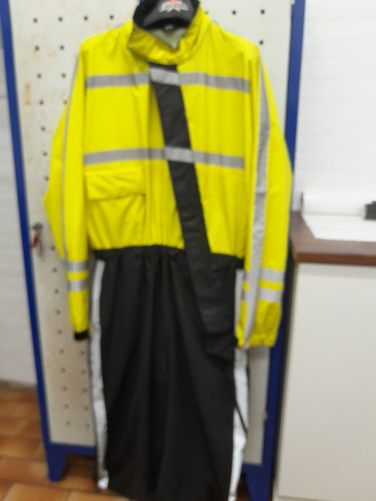 Motor regenpak zwart/geel fluo 2XL - Flexothane Classic, Heren, Ophalen of Verzenden, Overall, Flexothane