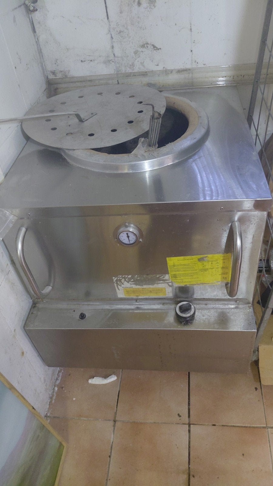 Zo goed als nieuwe Tandoor oven op gas, Ophalen of Verzenden