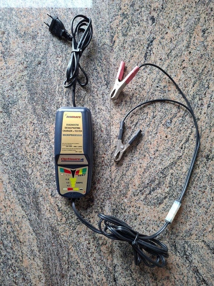 tec mate druppel lader, Gebruikt