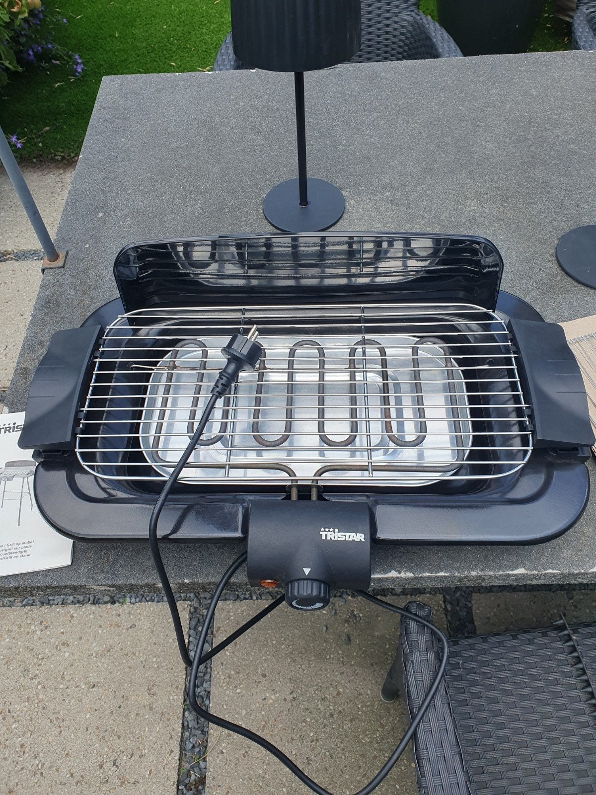 Tristar Barbecue De Luxe 2000W met thermostaat, Ophalen of Verzenden, Gebruikt, Tristar
