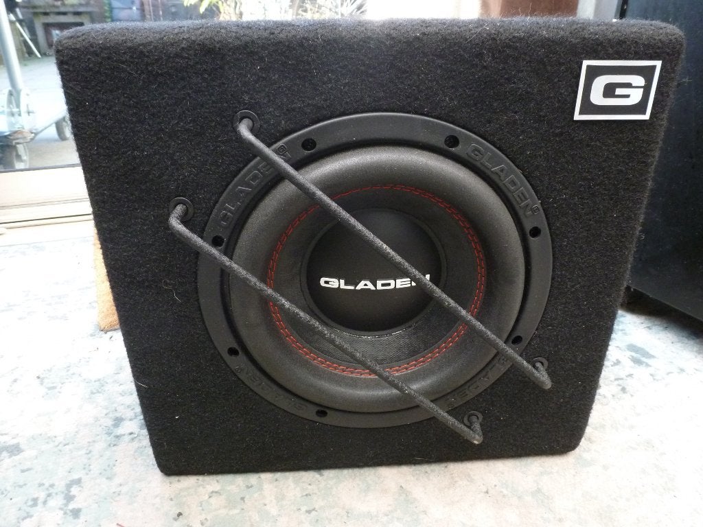 Gladen RS-X 08 SB Subwoofer, Auto diversen, Autospeakers, Ophalen, Gebruikt