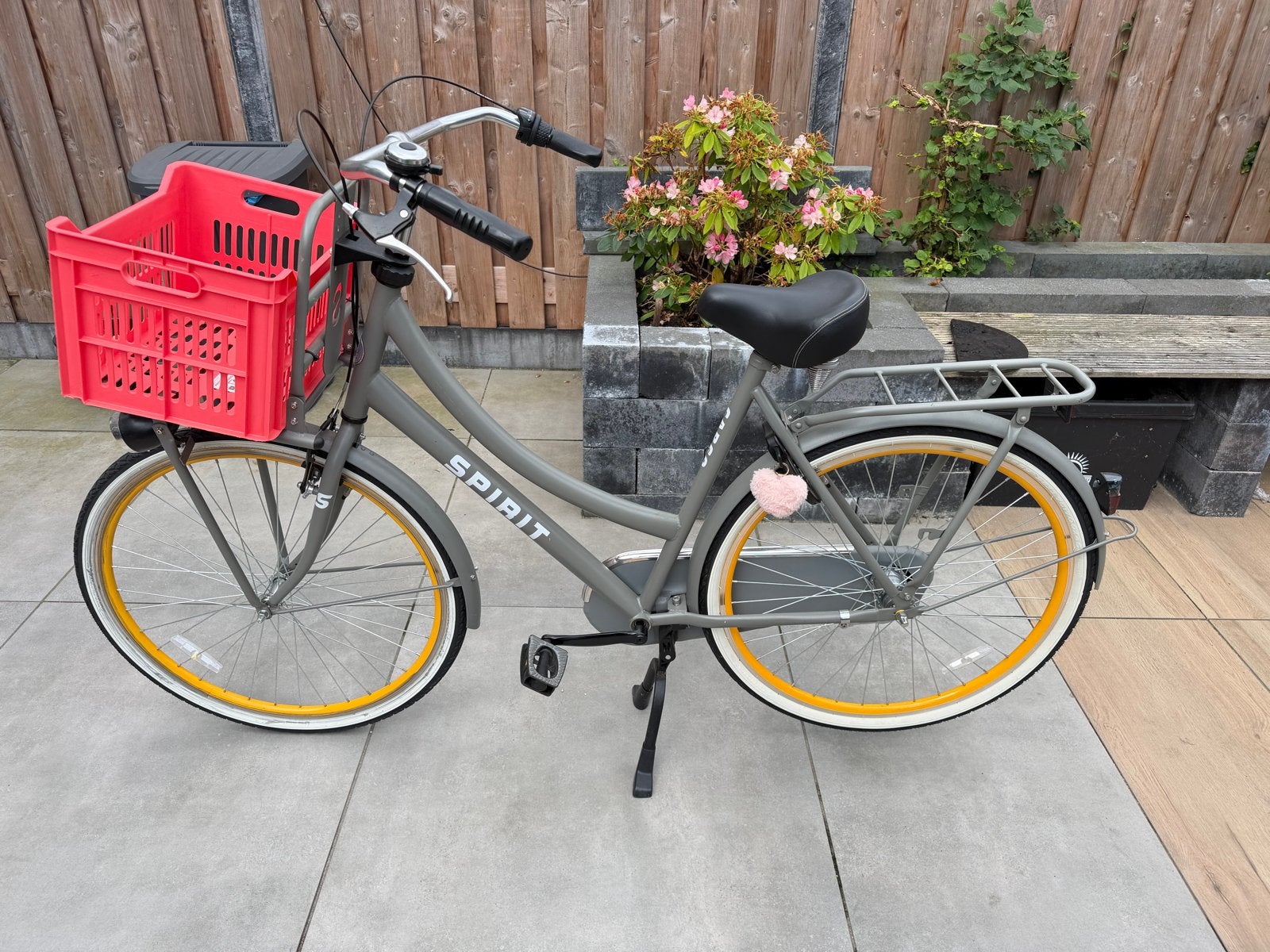 Spirit Cargo N3 Damesfiets - Taupe met 3 Versnellingen, Overige merken, Gebruikt, Versnellingen, Ophalen of Verzenden