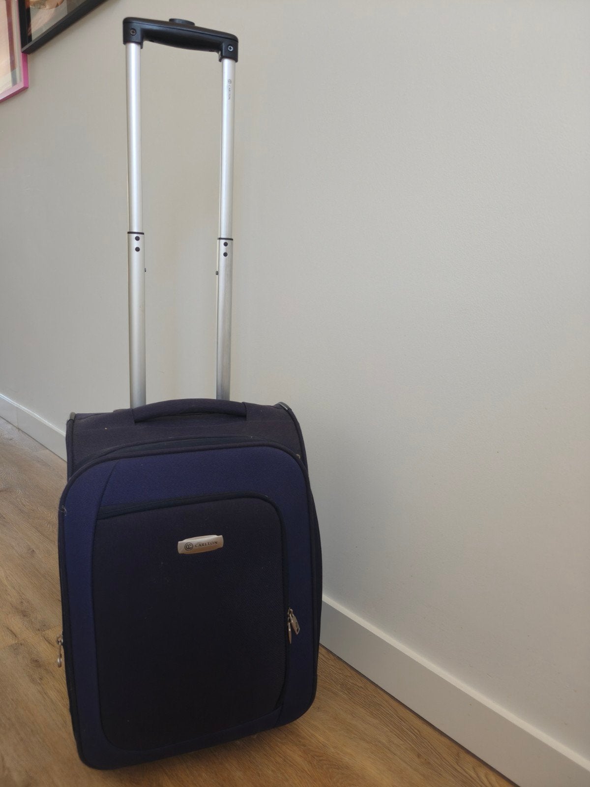 Carlton Handbagage Koffer - Blauw, Compact en Praktisch, Ophalen, Overige materialen, Wieltjes, Gebruikt
