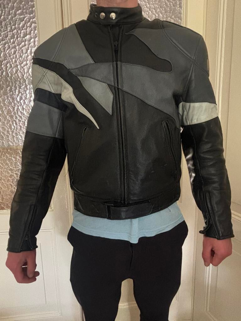 Motorpak MQP leer, Motoren, Kleding | Motorkleding, Ophalen, Tweedehands, Heren, Combipak