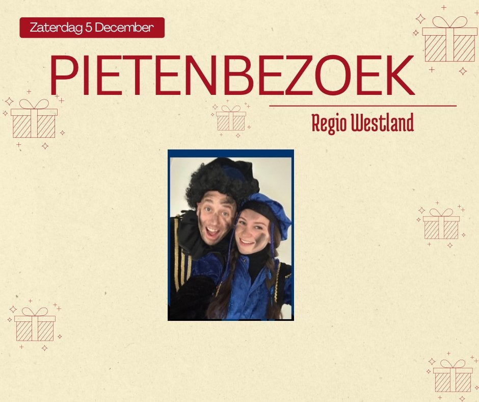 Pieten Bezoek Westland, ‘s-Gravenzande, Naaldwijk, Ophalen of Verzenden