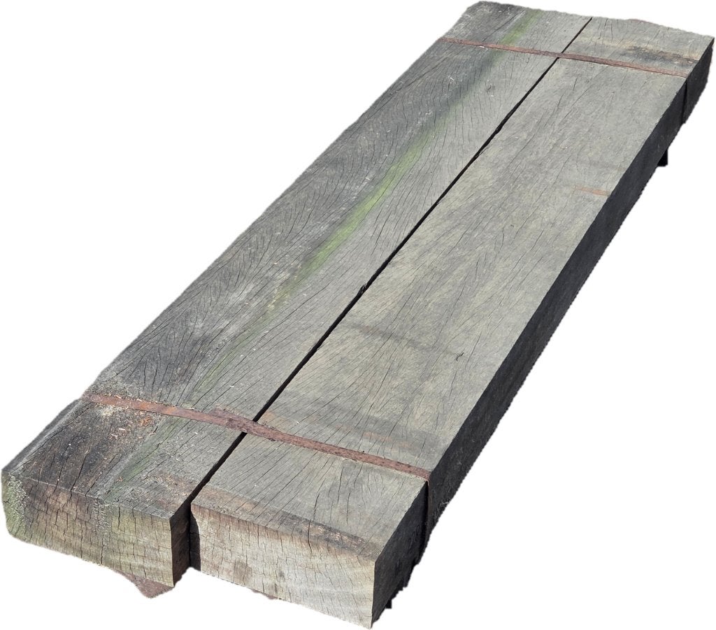 2 Hardhouten balken 10x23 cm / 1.70 m lang. - nr: HB228